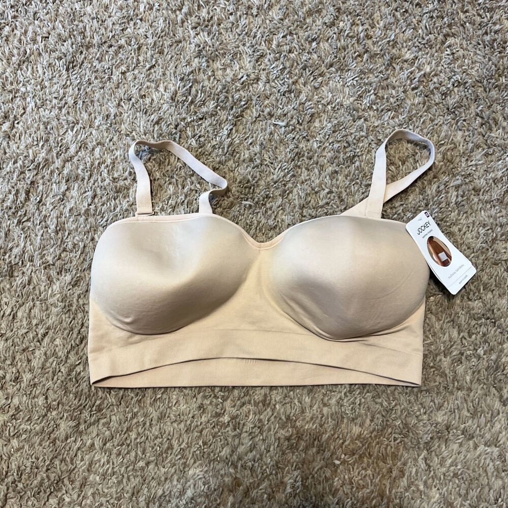 Jockey Women's Seamfree Multiway Bandeau Bralette NEW XXL